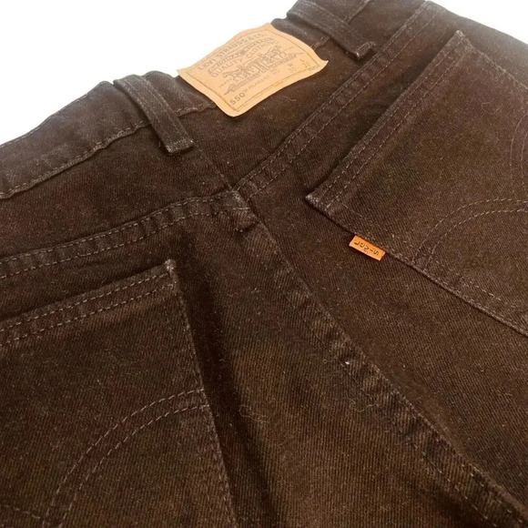 Vintage Levis Men's Black Wash Denim Jeans - Picture 9 of 9